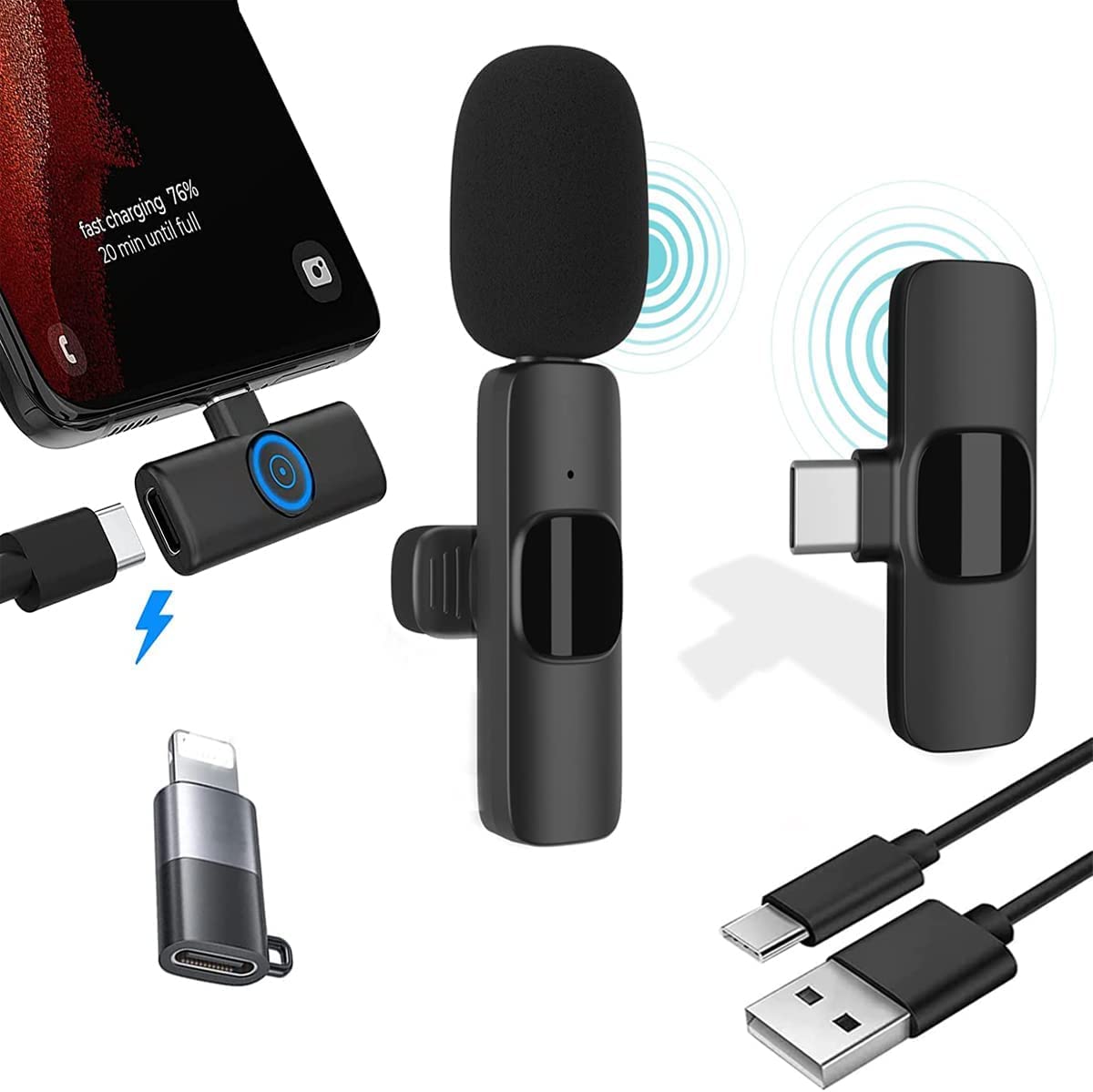 Microfono Bluetooth per Iphone e USB C